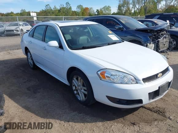 2014 Chevrolet Impala LTZ z VIN 2G1WC5E37E1178798, wystawiony jako IAAI lot #43351966 z przebiegiem 140 532 mil mil oraz . Historia ofert i sprzedaży dostępna na DreamBid. Obrazek 1.