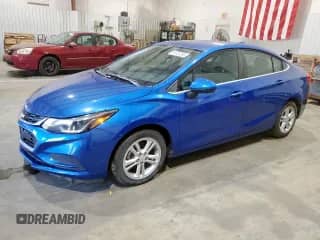 ✅ 2017 Chevrolet Cruze LT • VIN: 1G1BE5SM7H7277148 • Lot: 91120265. Listed on Copart with 59,417 mi. Free auction sales archive from the USA and detailed vehicle history report at DreamBid. Image 1.