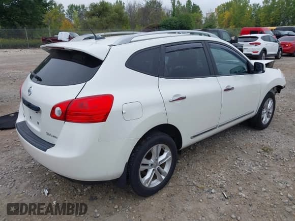 ✅ 2012 Nissan Rogue SL • VIN: JN8AS5MVXCW355278 • Lot: 43183592. Listed on IAAI with 123,783 mi. Free auction sales archive from the USA and detailed vehicle history report at DreamBid. Image 4.