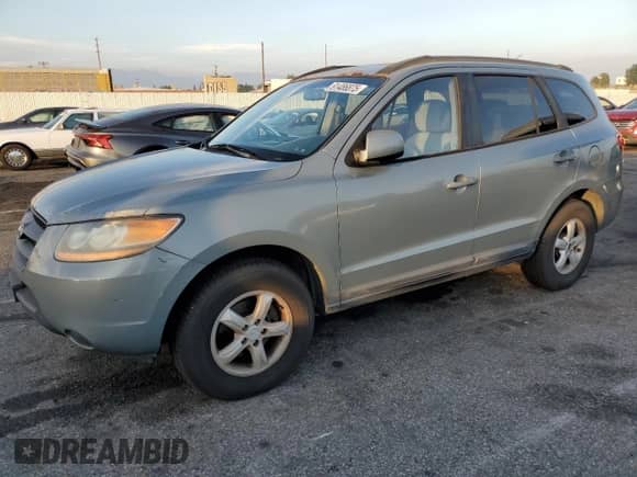 2008 Hyundai Santa Fe GLS with VIN 5NMSG13DX8H164487, listed as a Copart auction lot 91486875 with 172,533 mi miles and Clean title. Bid and sale history available at DreamBid. Image 1.