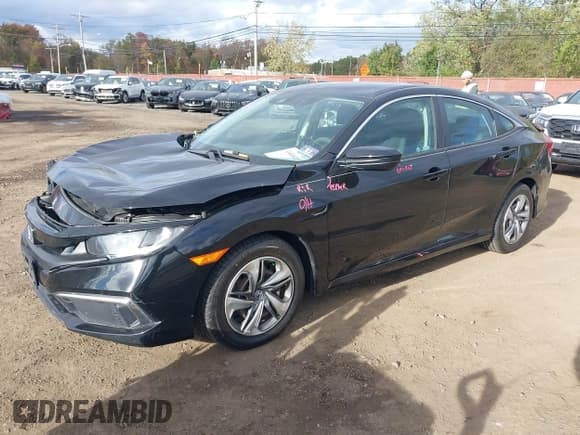 ✅ 2019 Honda Civic LX • VIN: 2HGFC2F68KH511559 • Lot: 43460821. Listed on IAAI with 64,419 mi. Free auction sales archive from the USA and detailed vehicle history report at DreamBid. Image 6.