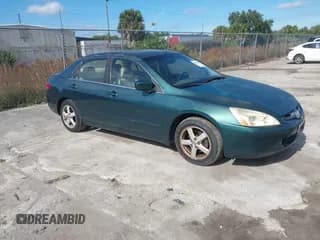 ✅ 2003 Honda Accord EX • VIN: JHMCM56693C002454 • Lot: 43804501. Listed on IAAI with 191,635 mi. Free auction sales archive from the USA and detailed vehicle history report at DreamBid. Image 1.
