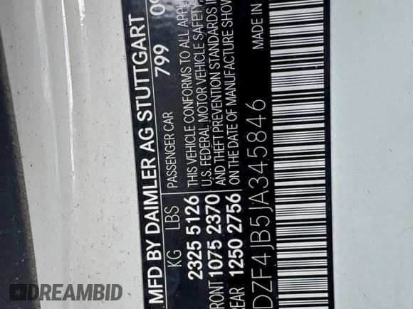 ✅ 2018 Mercedes-Benz E 300 • VIN: WDDZF4JB5JA345846 • Lot: 94943865. Wystawiony na Copart z przebiegiem 88 224 mil. Bezpłatny archiwum sprzedaży aukcyjnych z USA i szczegółowy raport historii pojazdu na DreamBid. Zdjęcie 10.