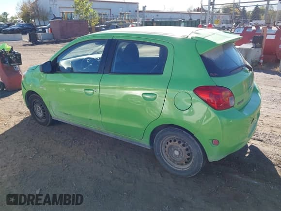 ✅ 2014 Mitsubishi Mirage DE • VIN: ML32A3HJ4EH022843 • Lot: 43416215. Listed on IAAI with 154,326 mi. Free auction sales archive from the USA and detailed vehicle history report at DreamBid. Image 3.