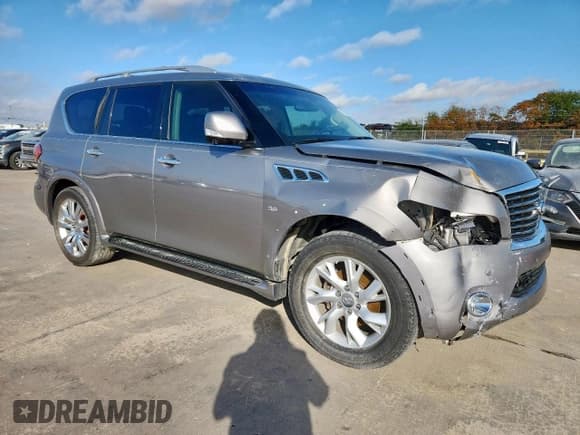 ✅ 2014 Infiniti QX80 • VIN: JN8AZ2NF6E9554878 • Lot: 92650895. Wystawiony na Copart z przebiegiem 143 214 mil. Bezpłatny archiwum sprzedaży aukcyjnych z USA i szczegółowy raport historii pojazdu na DreamBid. Zdjęcie 4.
