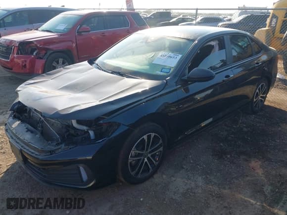 ✅ 2023 Volkswagen Jetta Sport • VIN: 3VWAM7BU5PM052116 • Lot: 43210653. Listed on IAAI with 27,675 mi. Free auction sales archive from the USA and detailed vehicle history report at DreamBid. Image 17.