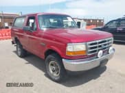 ✅ 1996 Ford Bronco XL • VIN: 1FMEU15N7TLB57947 • Lot: 42500201. Listed on IAAI with 224,982 mi. Free auction sales archive from the USA and detailed vehicle history report at DreamBid. Image 1.