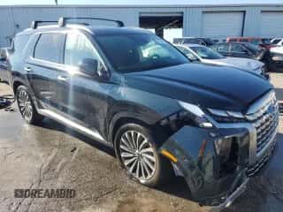 2024 Hyundai Palisade Calligraphy с VIN KM8R7DGE5RU715112, выставлен на аукционе Copart как лот 73234314 с пробегом 7 314 миль миль и Списание • Salvage title. История ставок и продаж доступна на DreamBid. Изображение 4.