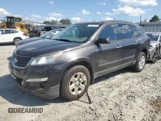 2016 Chevrolet Traverse LS z VIN 1GNKRFKD7GJ285437, wystawiony jako Copart lot #71167455 z przebiegiem 162 616 mil mil oraz Szkoda całkowita • Salvage title. Historia ofert i sprzedaży dostępna na DreamBid. Obrazek 1.
