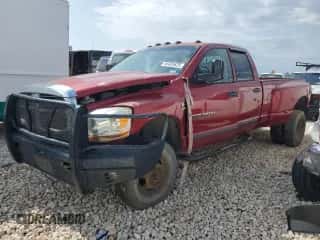 2006 Dodge 3500 SLT z VIN 3D7MX48C46G119473, wystawiony jako Copart lot #55405625 z przebiegiem 341 093 mil mil oraz Szkoda całkowita • Salvage title. Historia ofert i sprzedaży dostępna na DreamBid. Obrazek 1.