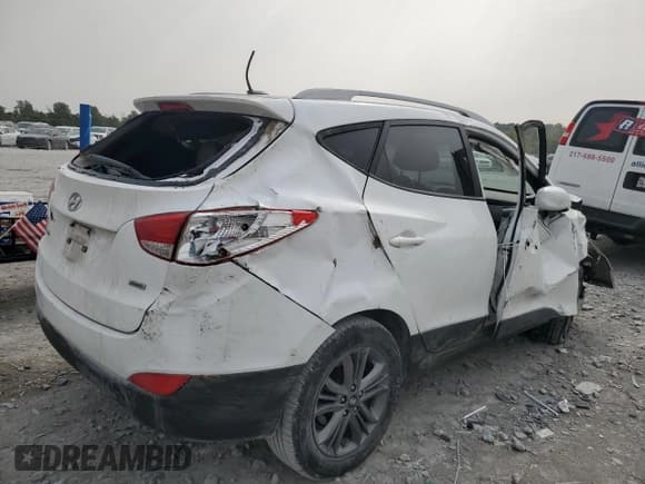 ✅ 2014 Hyundai Tucson SE • VIN: KM8JUCAG8EU876414 • Lot: 71701145. Wystawiony na Copart z przebiegiem 147 320 mil. Bezpłatny archiwum sprzedaży aukcyjnych z USA i szczegółowy raport historii pojazdu na DreamBid. Zdjęcie 3.
