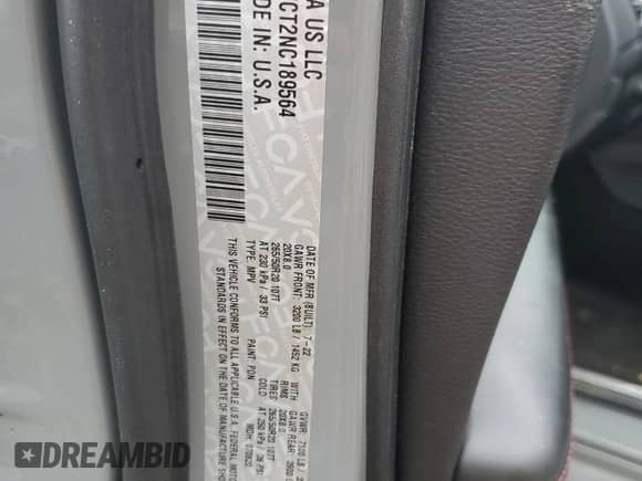 2022 Dodge Durango R/T with VIN 1C4SDHCT2NC189564, listed as a Copart auction lot 64467235 with 23,782 mi miles and Salvage title. Bid and sale history available at DreamBid. Image 13.