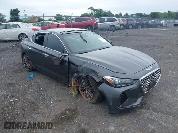 ✅ 2019 Genesis G70 Advanced • VIN: KMTG34LE8KU035029 • Lot: 42361301. Listed on IAAI with 63,139 mi. Free auction sales archive from the USA and detailed vehicle history report at DreamBid. Image 1.