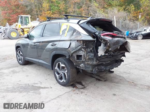 ✅ 2022 Hyundai Tucson Limited • VIN: 5NMJECAE6NH156892 • Lot: 42165564. Listed on IAAI with Not provided miles. Access the free auction sales archive from the USA and view a detailed vehicle history report at DreamBid. Image 3.