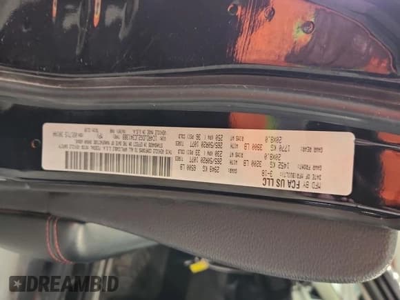 ✅ 2018 Dodge Durango GT • VIN: 1C4RDJDG2JC341389 • Lot: 93222775. Listed on Copart with 156,719 mi. Free auction sales archive from the USA and detailed vehicle history report at DreamBid. Image 13.