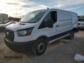 ✅ 2023 Ford Transit Cargo • VIN: 1FTYE1Y85PKB93653 • Lot: 47221395. Listed on Copart with 11,048 mi. Free auction sales archive from the USA and detailed vehicle history report at DreamBid. Image 1.