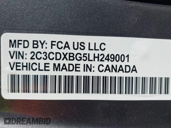 ✅ 2020 Dodge Charger SXT • VIN: 2C3CDXBG5LH249001 • Lot: 43419246. Listed on IAAI with 80,643 mi. Free auction sales archive from the USA and detailed vehicle history report at DreamBid. Image 9.