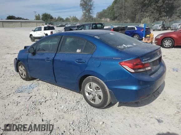 ✅ 2013 Honda Civic LX • VIN: 2HGFB2F58DH603428 • Lot: 86655315. Wystawiony na Copart z przebiegiem 243 739 mil. Bezpłatny archiwum sprzedaży aukcyjnych z USA i szczegółowy raport historii pojazdu na DreamBid. Zdjęcie 2.