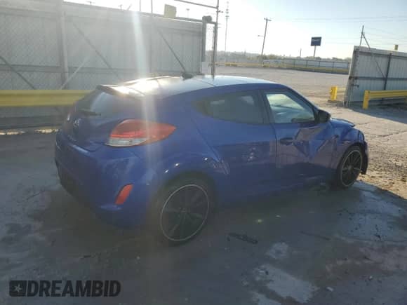 2012 Hyundai Veloster w/Red Int with VIN KMHTC6AD9CU065687, listed as a Copart auction lot 85752825 with Not provided miles and Salvage title. Bid and sale history available at DreamBid. Image 3.