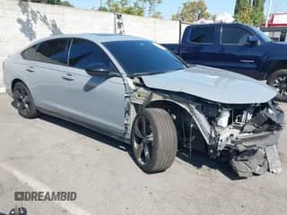 2025 Honda Accord Sport-L with VIN 1HGCY2F77SA030472, listed as a IAAI auction lot 43165270 with 11,914 mi miles and . Bid and sale history available at DreamBid. Image 1.