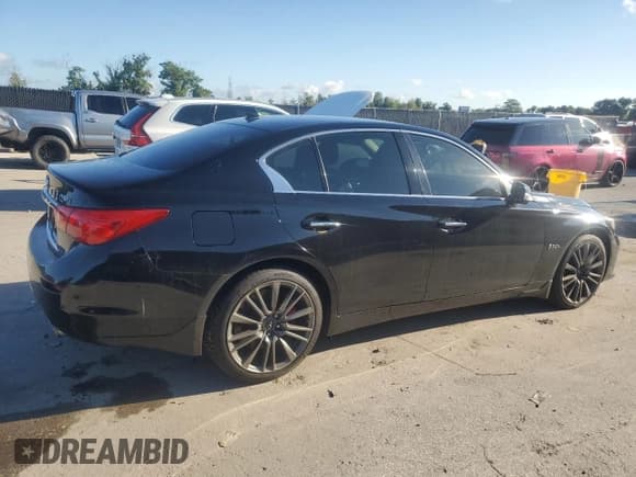 ✅ 2017 Infiniti Q50 Red Sport 400 • VIN: JN1FV7AR5HM871906 • Lot: 81828335. Listed on Copart with 104,980 mi. Free auction sales archive from the USA and detailed vehicle history report at DreamBid. Image 3.