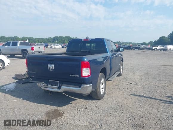 ✅ 2021 Ram 1500 Big Horn • VIN: 1C6RRFBGXMN722277 • Lot: 42869157. Wystawiony na IAAI z przebiegiem 77 288 mil. Bezpłatny archiwum sprzedaży aukcyjnych z USA i szczegółowy raport historii pojazdu na DreamBid. Zdjęcie 4.