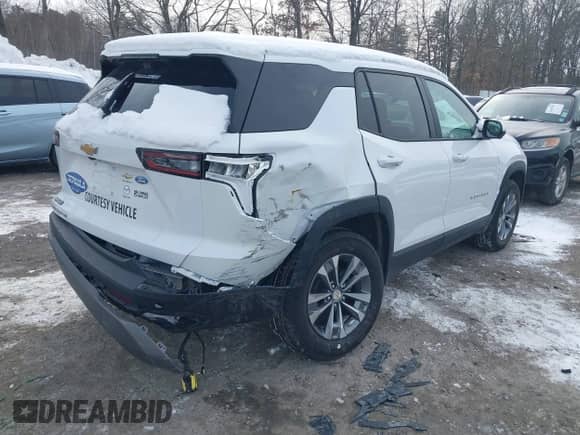 2025 Chevrolet Equinox AWD LT с VIN 3GNAXPEG5SL101319, выставлен на аукционе IAAI как лот 41412911 с пробегом 2 599 миль миль и . История ставок и продаж доступна на DreamBid. Изображение 4.