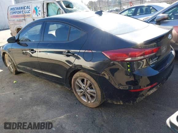 2018 Hyundai Elantra Value Edition with VIN KMHD84LF5JU571989, listed as a IAAI auction lot 41599911 with 128,020 mi miles and . Bid and sale history available at DreamBid. Image 3.