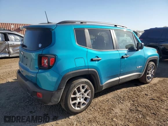 ✅ 2021 Jeep Renegade Sport • VIN: ZACNJCAB4MPM14142 • Lot: 81742125. Listed on Copart with 90,991 mi. Free auction sales archive from the USA and detailed vehicle history report at DreamBid. Image 3.