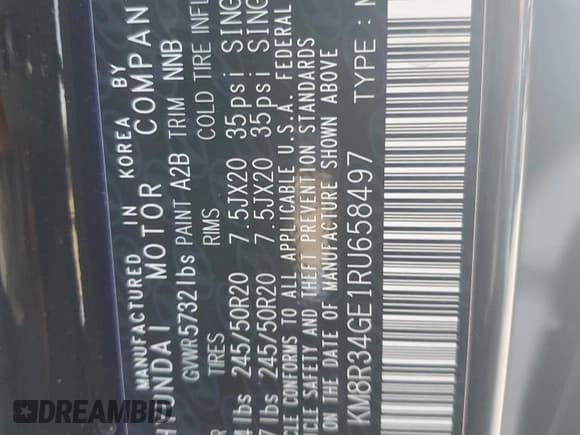 ✅ 2024 Hyundai Palisade XRT • VIN: KM8R34GE1RU658497 • Лот: 77826054. Опубликован ранее на Copart с пробегом 16 319 миль. Бесплатный доступ к архиву аукционных продаж из США и подробный отчёт об истории автомобиля на DreamBid. Изображение 13.