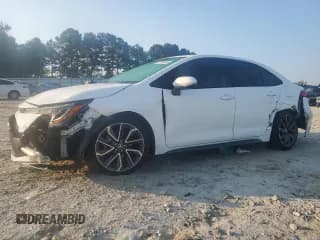 ✅ 2021 Toyota Corolla SE • VIN: 5YFS4MCE4MP087618 • Лот: 81138345. Опубликован ранее на Copart с пробегом 56 887 миль. Бесплатный доступ к архиву аукционных продаж из США и подробный отчёт об истории автомобиля на DreamBid. Изображение 1.