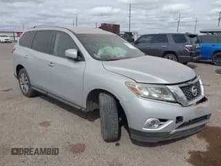✅ 2016 Nissan Pathfinder Platinum • VIN: 5N1AR2MM3GC631820 • Lot: 41956463. Listed on IAAI with 128,668 mi. Free auction sales archive from the USA and detailed vehicle history report at DreamBid. Image 1.