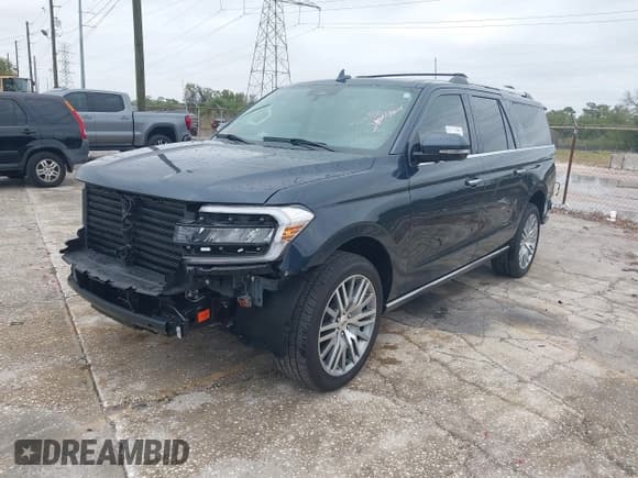 ✅ 2024 Ford Expedition Max Limited • VIN: 1FMJK1K81REA64485 • Lot: 41657071. Listed on IAAI with 8,722 mi. Free auction sales archive from the USA and detailed vehicle history report at DreamBid. Image 23.