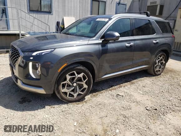 2022 Hyundai Palisade Calligraphy с VIN KM8R74HE5NU423274, выставлен на аукционе Copart как лот 69466784 с пробегом 46 976 миль миль и Списание • Salvage title. История ставок и продаж доступна на DreamBid. Изображение 1.