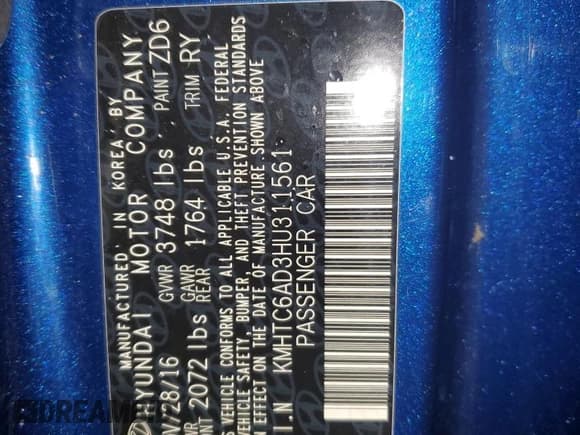 ✅ 2017 Hyundai Veloster • VIN: KMHTC6AD3HU311561 • Lot: 82177124. Wystawiony na Copart z przebiegiem 106 823 mil. Bezpłatny archiwum sprzedaży aukcyjnych z USA i szczegółowy raport historii pojazdu na DreamBid. Zdjęcie 13.