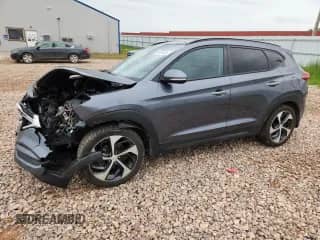 2016 Hyundai Tucson Limited z VIN KM8J3CA22GU162319, wystawiony jako Copart lot #64810005 z przebiegiem 99 198 mil mil oraz Szkoda całkowita • Salvage title. Historia ofert i sprzedaży dostępna na DreamBid. Obrazek 1.