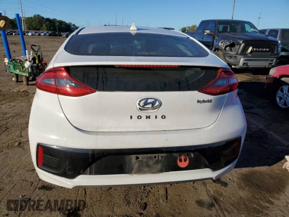 2017 Hyundai Ioniq SEL с VIN KMHC75LC9HU027144, выставлен на аукционе Copart как лот 75480194 с пробегом 155 589 миль миль и Списание • Salvage title. История ставок и продаж доступна на DreamBid. Изображение 6.