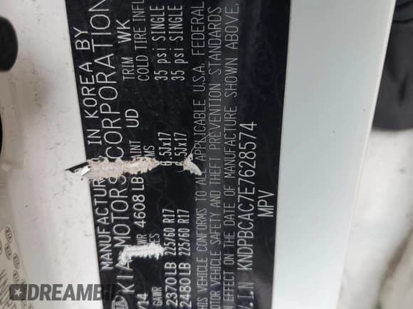 ✅ 2014 Kia Sportage LX • VIN: KNDPBCAC7E7628574 • Lot: 87384115. Listed on Copart with 94,699 mi. Free auction sales archive from the USA and detailed vehicle history report at DreamBid. Image 13.