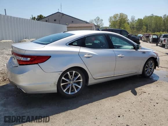 2016 Hyundai Azera with VIN KMHFG4JG0GA549867, listed as a Copart auction lot 80407785 with 103,539 mi miles and Salvage title. Bid and sale history available at DreamBid. Image 3.