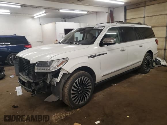 ✅ 2020 Lincoln Navigator Black Label • VIN: 5LMJJ3TT9LEL18370 • Lot: 61458445. Listed on Copart with 53,872 mi. Free auction sales archive from the USA and detailed vehicle history report at DreamBid. Image 1.