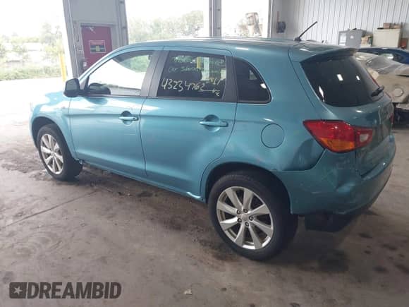 2013 Mitsubishi Outlander ES with VIN 4A4AR3AU5DE002146, listed as a IAAI auction lot 43234762 with 148,374 mi miles and . Bid and sale history available at DreamBid. Image 3.