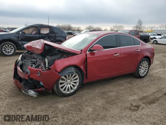 ✅ 2013 Buick Regal Turbo Premium 1 • VIN: 2G4GS5EV4D9131790 • Lot: 52050975. Listed on Copart with 182,013 mi. Free auction sales archive from the USA and detailed vehicle history report at DreamBid. Image 1.