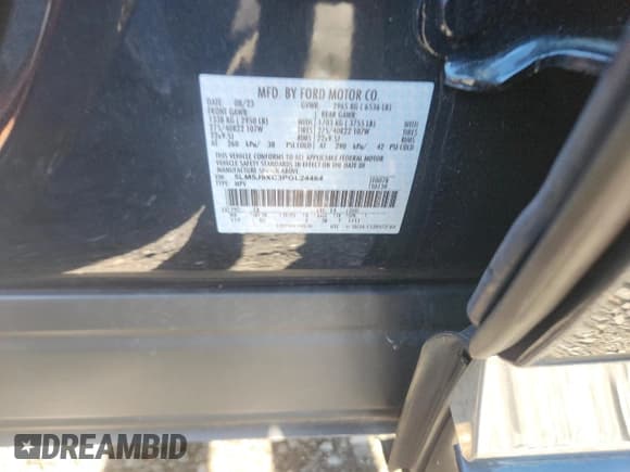 ✅ 2023 Lincoln Aviator Black Label • VIN: 5LM5J9XC3PGL24464 • Lot: 92227815. Listed on Copart with 15,305 mi. Free auction sales archive from the USA and detailed vehicle history report at DreamBid. Image 13.