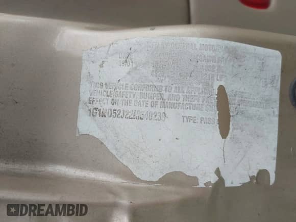 2002 Chevrolet Malibu z VIN 1G1ND52J22M540239, wystawiony jako IAAI lot #40608677 z przebiegiem 155 689 mil mil oraz . Historia ofert i sprzedaży dostępna na DreamBid. Obrazek 9.