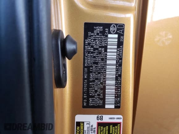 ✅ 2010 Toyota Matrix S • VIN: 2T1LE4EE5AC017779 • Лот: 58762895. Опубликован ранее на Copart с пробегом 102 217 миль. Бесплатный доступ к архиву аукционных продаж из США и подробный отчёт об истории автомобиля на DreamBid. Изображение 12.