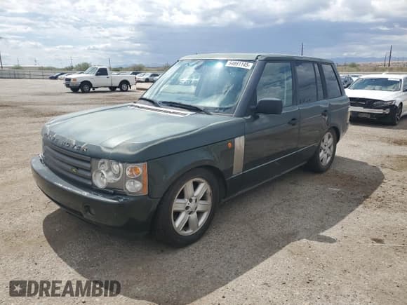 ✅ 2004 Land Rover Range Rover HSE • VIN: SALME11484A170013 • Lot: 64891145. Wystawiony na Copart z przebiegiem Nie podano. Bezpłatny archiwum sprzedaży aukcyjnych z USA i szczegółowy raport historii pojazdu na DreamBid. Zdjęcie 1.