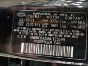 ✅ 2022 Hyundai Venue SEL • VIN: KMHRC8A35NU135699 • Lot: 43064265. Listed on Copart with 61,111 mi. Free auction sales archive from the USA and detailed vehicle history report at DreamBid. Image 15.