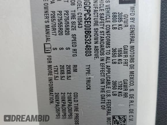 ✅ 2011 Chevrolet Silverado 1500 LT • VIN: 3GCPCSE00BG324803 • Lot: 68738955. Wystawiony na Copart z przebiegiem 214 922 mil. Bezpłatny archiwum sprzedaży aukcyjnych z USA i szczegółowy raport historii pojazdu na DreamBid. Zdjęcie 13.