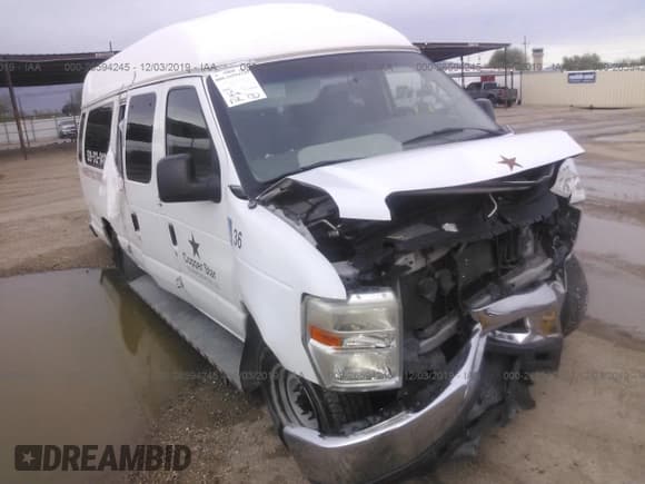 ✅ 2011 Ford Econoline Cargo Commercial • VIN: 1FTSS3EL0BDA34412 • Lot: 26594245. Listed on IAAI with Not provided. Free auction sales archive from the USA and detailed vehicle history report at DreamBid. Image 1.