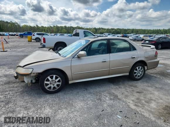 2001 Honda Accord EX с VIN 1HGCG56691A023761, выставлен на аукционе Copart как лот 63345975 с пробегом Не указан миль и Списание • Salvage title. История ставок и продаж доступна на DreamBid. Изображение 1.